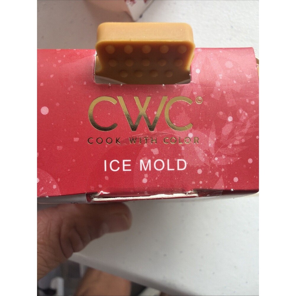 CWC Cook With Color Christmas Silicone Ice Mold Set Tree Gingerbread Snowflake - Picture 7 of 10